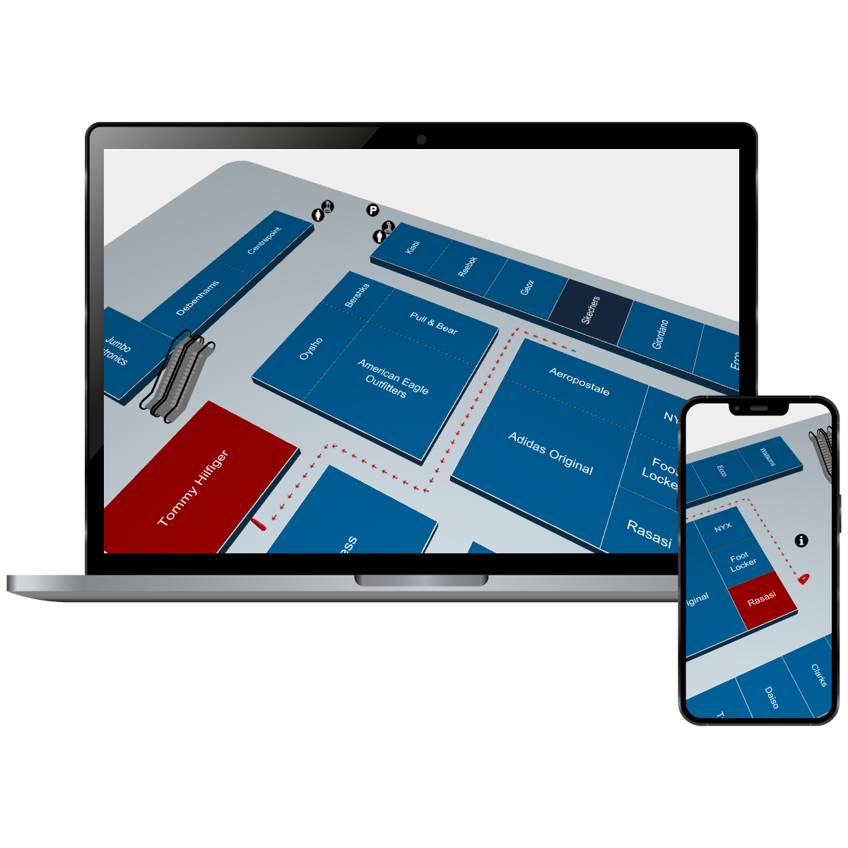 Indoor Navigation and Wayfinding Free Demo