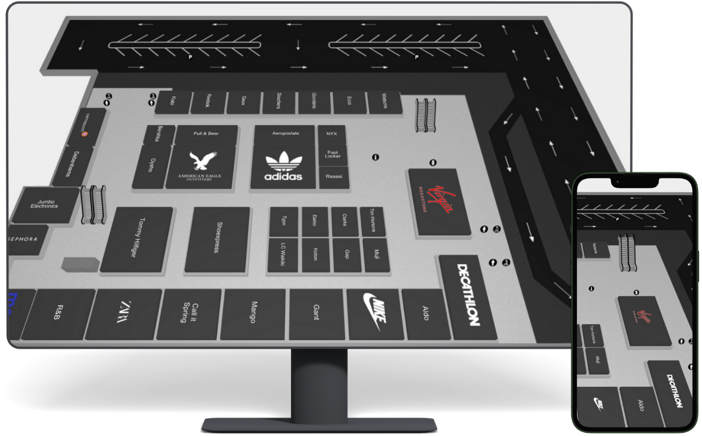 Cross-platform indoor wayfinding on mobile and desktop devices